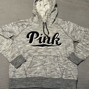 Gray PINK hoodie